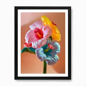 Dreamy Inflatable Flowers Hibiscus 4 Art Print