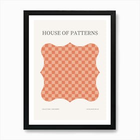 Checkered Pattern Poster 5 Art Print