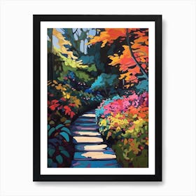 Butchart Garden Canada Painting 3 Art Print