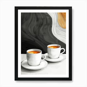 Coffee In A Cup Art Print