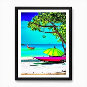 Koh Samet Thailand Pop Art Photography Tropical Destination Art Print