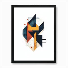 Abstract Geometric Design 1 Art Print