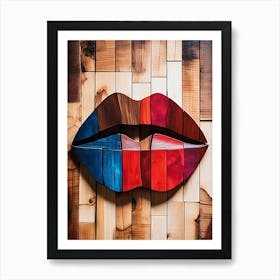 Lip Art Art Print