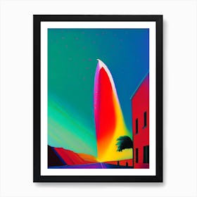 Comet Tail Abstract Modern Pop Space Art Print