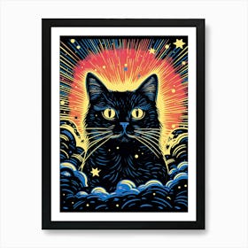 Stardust Purrade, Psychedelic Cats series Affiche