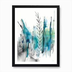 Nature In Blue Number Two Art Print