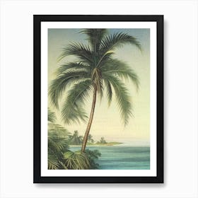 Ripples In Ocean Landscapes Waterscape Vintage Illustration 1 Art Print