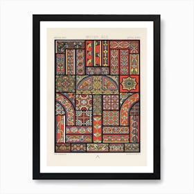 Middle Ages Pattern, Albert Racine 8 Art Print