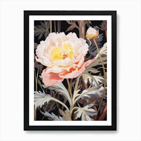 Peony 2 Flower Painting Art Print