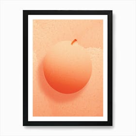 Peach Fuzz Texture 2 Art Print