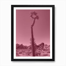 Dusty Pink Joshua Tree Art Print