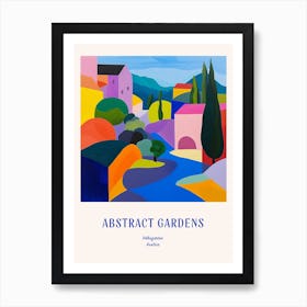 Colourful Gardens Volksgarten Austria 3 Blue Poster Art Print