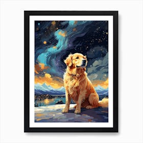 Golden Retriever Art Art Print