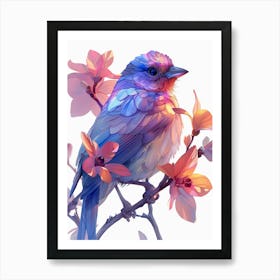 Colorful Bird 7 Art Print