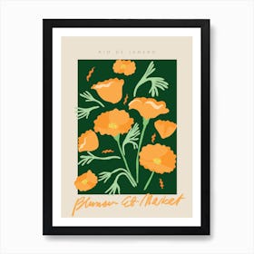 Rio De Janero Flower Market Art Print