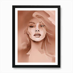 Portrait Of A Woman 14 Art Print