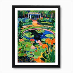 Bellingrath Gardens Usa Painting 2 Art Print