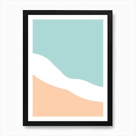 Minimal Beach Art Print