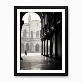 Vicenza, Italy,  Black And White Analogue Photography  1 Art Print