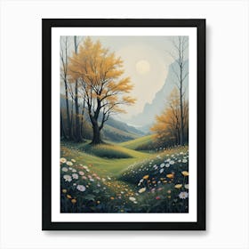 Flowering Meadow Affiche