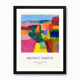 Colourful Gardens Sissinghurst Castle Garden England 1 Blue Poster Art Print