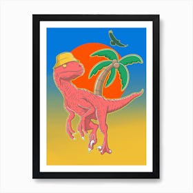 Raptor Summer Art Print