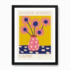 Flower Market Capri 1 Art Print