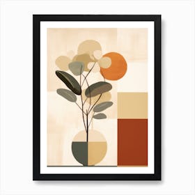 Abstract Plant Canvas Print Art Print