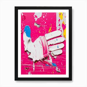 Splatter Hand Art Print