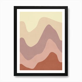 Abstract Waves 04 6 Art Print