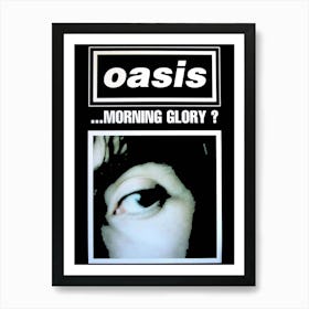 Oasis britpop band music - Morning Glory Art Print