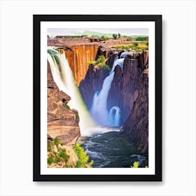 Shoshone Falls, United States Majestic, Beautiful & Classic (2) Art Print