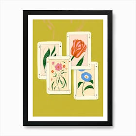 Botanical Cards Art Print