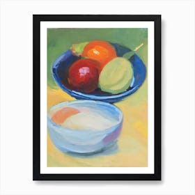 Clementine Bowl Of fruit Art Print