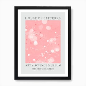 Watercolour Pink Dna 2 House Of Patterns Art Print