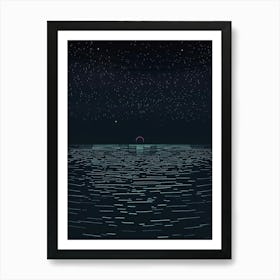 Night In The Sea 1 Art Print