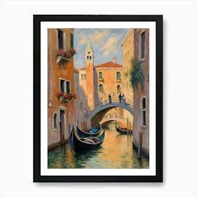 Venice Gondolas Art Print