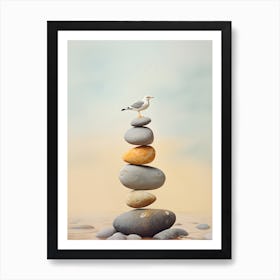 Balancing Stones Art Print