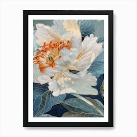 Peony Flower Art Print