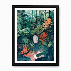 In The Garden Royal Botanic Garden Edinburgh United Kingdom 3 Art Print