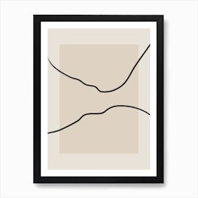 Soft Abstract Lines Poster No.2 Poster