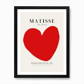 Henri Matisse The Red Heart Print Art Print