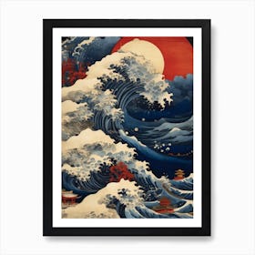 Great Wave Off Kanagawa Art Print