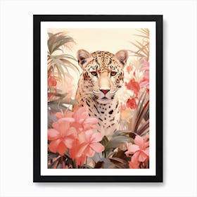 Leopard In The Jungle 14 Art Print