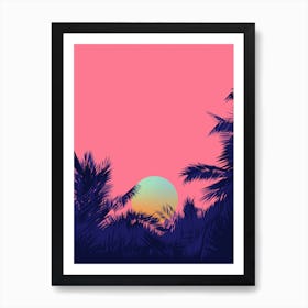 Moon From The Jungle Art Print