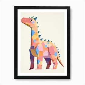 Nursery Dinosaur Art Styracosaurus 1 Art Print