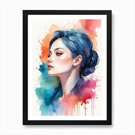 Watercolor Painting 51 Art Print