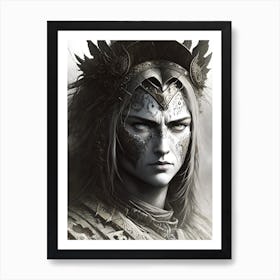 Woman With A Crown Art Print