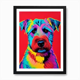 Briard Andy Warhol Style Dog Art Print
