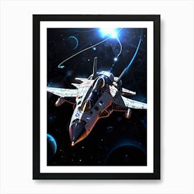 Space Fighter Art Print